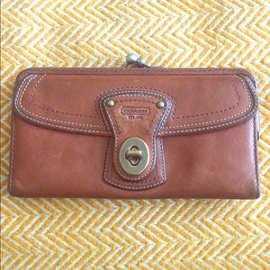 Leather Vintage Coach Wallet
